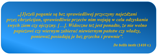 Fragment kazania "De bellis iustis"